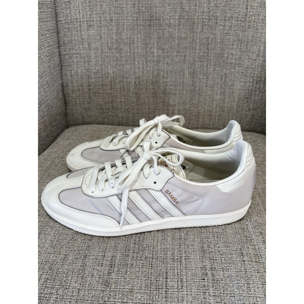 Men's Adidas Samba OG Sneakers Off White/Alumina Colorway Size 12